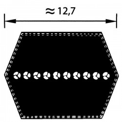 Pas klinowy sześciokątny AA 1147,2X12,7 (43"x1/2")