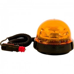 Lampa błyskowa LED, 9W 12/24V na magnes z wtyczką Kramp