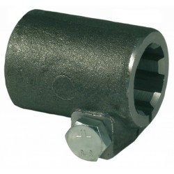 Splined coupling with bolt...