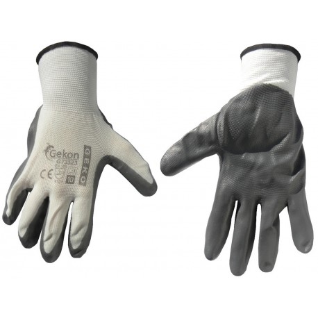 Protective gloves "Gekon" - white/grey