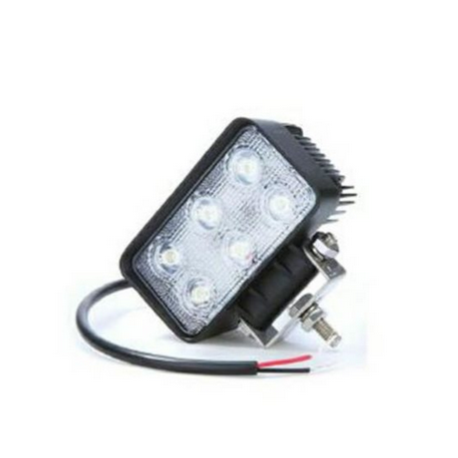 Rectangular halogen LED 18W, spot light
