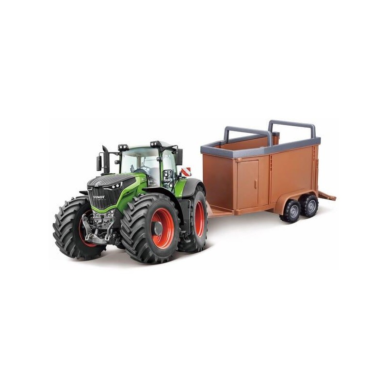 Model Fendt 1000 Vario with a cattle trailer