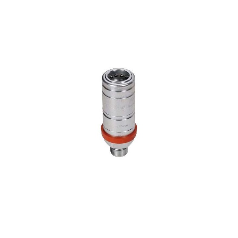 Hydraulic quick coupler socket PUSH-PULL M22x1,5 - under pressure