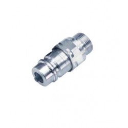 Hydraulic quick coupler plug PUSH-PULL M16x1,5