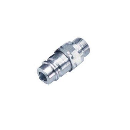 Hydraulic quick coupler plug PUSH-PULL M16x1,5